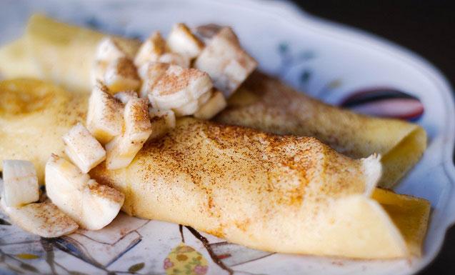 PaleoCrepes Paleo Crepes with Almond Butter 